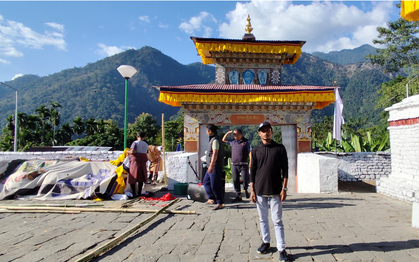 Bhutan Border Tour near Manas National Park with scenic mountain views and Indo-Bhutan border landscape